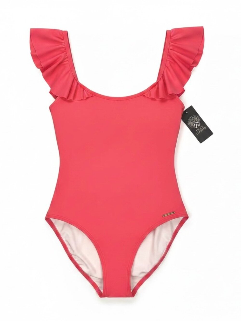 NWT VINCE CAMUTO Womens ONE PIECE SWIMSUIT Coral Pink Size 10